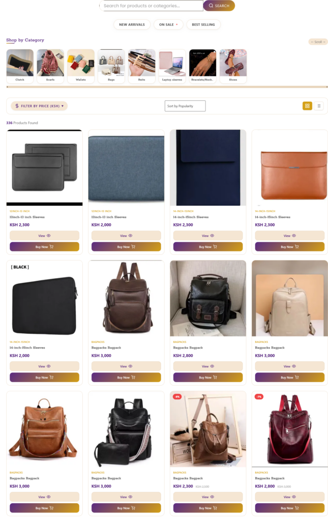 Zuri Bags&Shoes